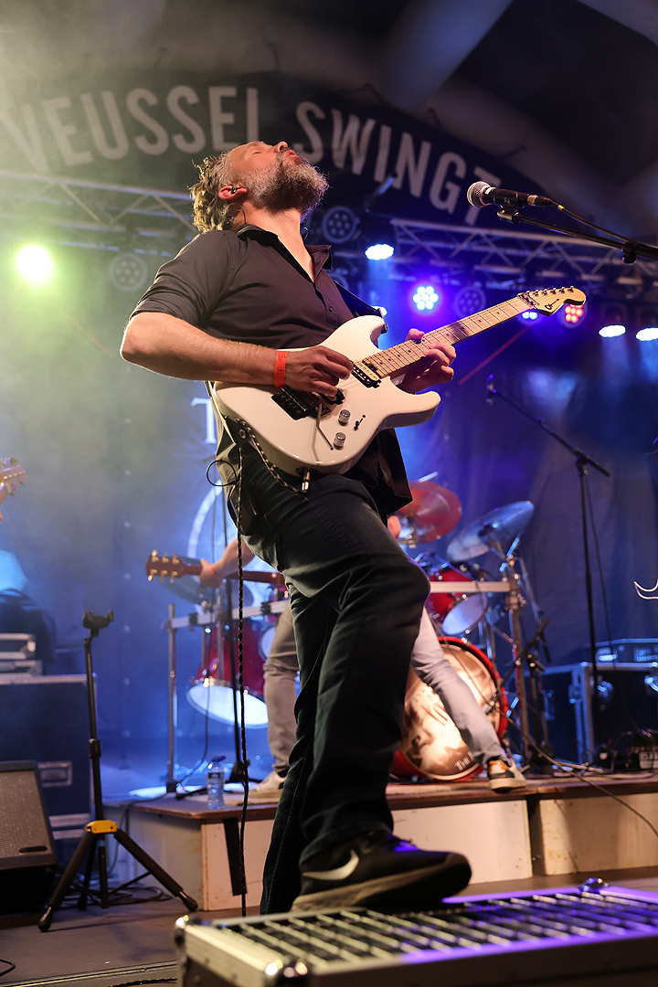 Gitaar solo tijdens de show